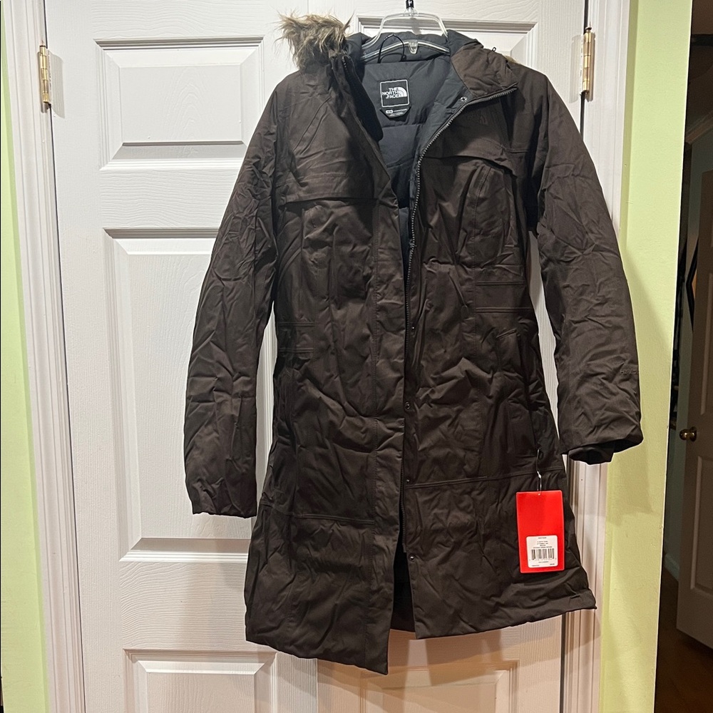 The North Face Women's Dark Brown Puffer Coat